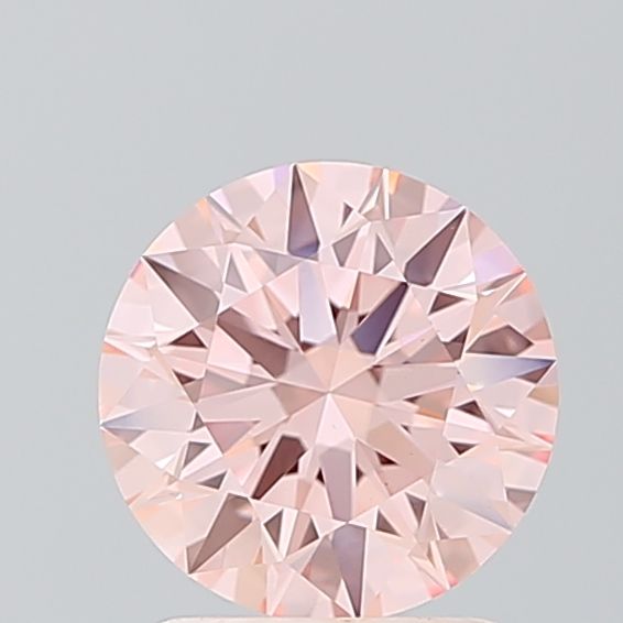 Round Fancy Vivid Pink Lab-grown Diamond 1.55ct VS1 loose diamond