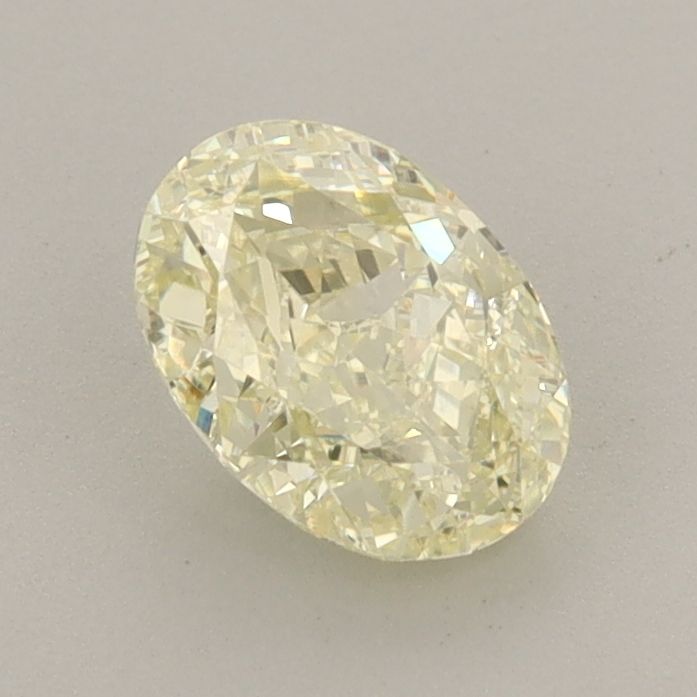 Oval Fancy Yellow Lab-grown Diamond 0.96ct VVS1 loose diamond