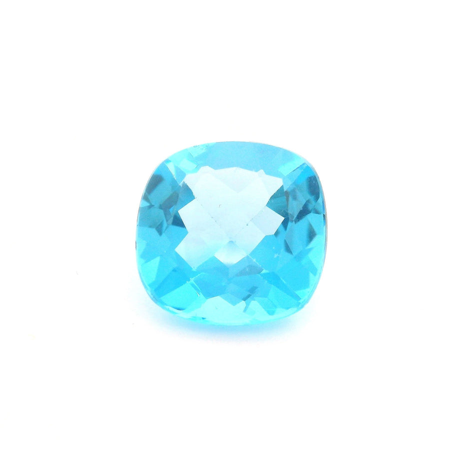 Cushion Blue Topaz 7.36ct loose gemstone