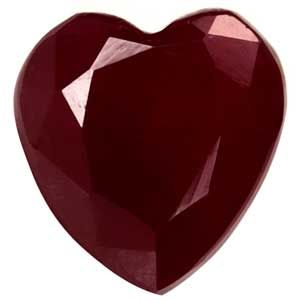 Heart Red Ruby 2.24ct loose gemstone