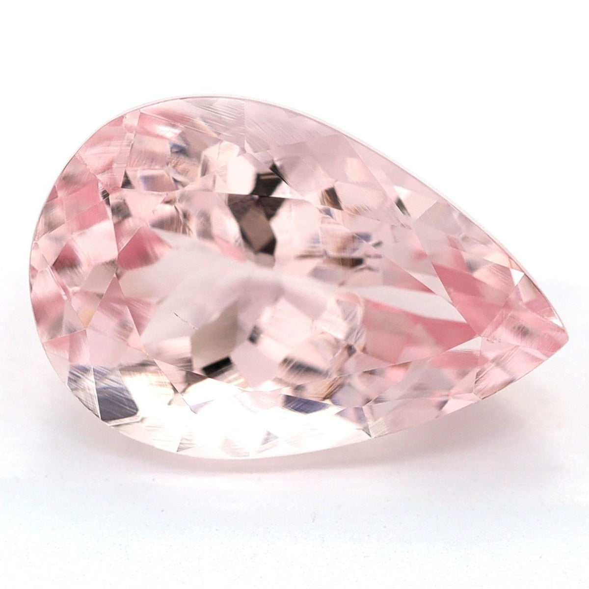 Pear Pink Morganite 2.9ct loose gemstone