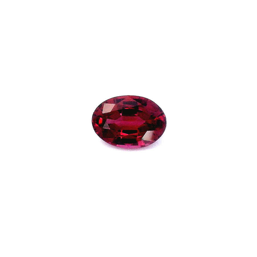 Oval Red Ruby 0.63ct loose gemstone