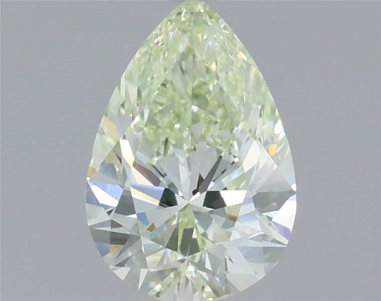 Pear Fancy Light Yellow Green Natural Diamond 1ct SI1 loose diamond