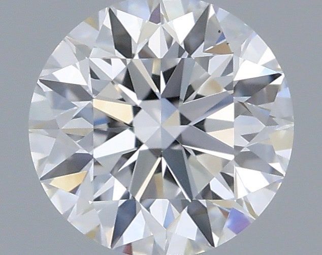 Round Natural Diamond 0.38ct D VS1