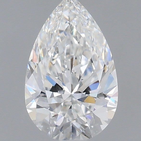 Pear Natural Diamond 0.54ct E VS2