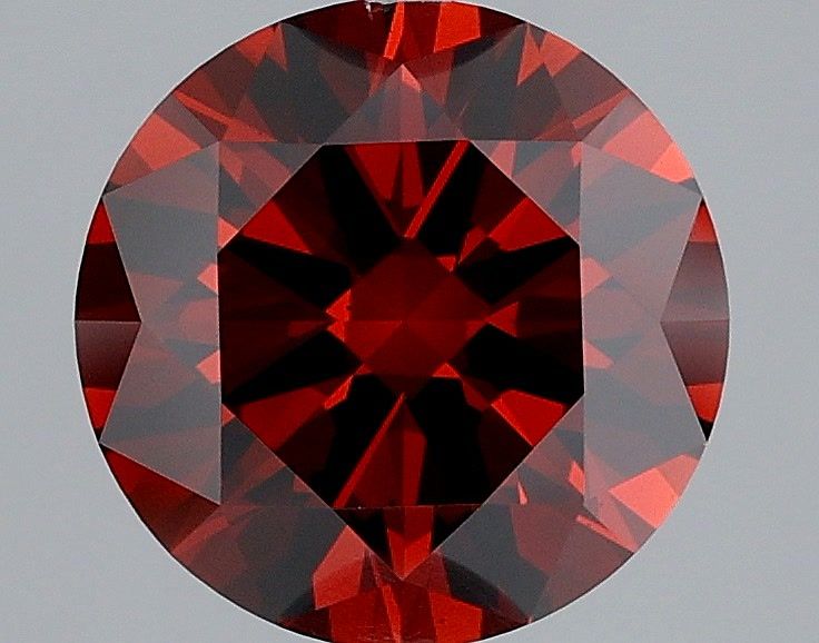 Round Fancy Deep Orange Lab-grown Diamond 1.91ct VS1 loose diamond