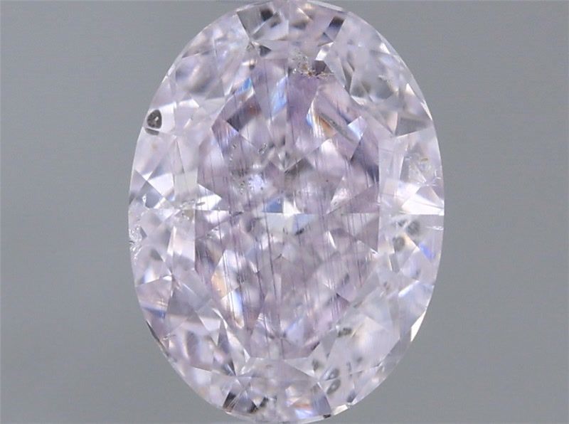 Oval Fancy Light Pinkish Purple Natural Diamond 1.01ct I1 loose diamond