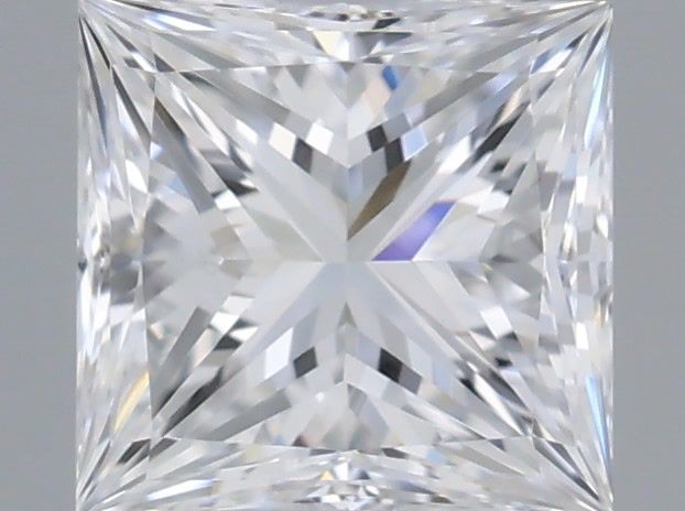 Princess Natural Diamond 0.50ct D IF