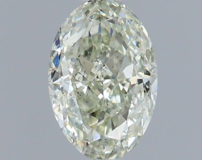 Oval Fancy Yellow Green Natural Diamond 0.32ct SI2 loose diamond