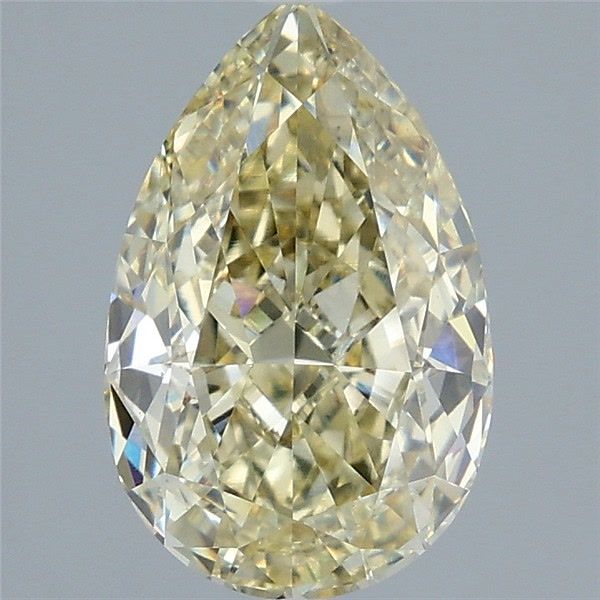 Pear Fancy Yellow Lab-grown Diamond 3.06ct VS1 loose diamond