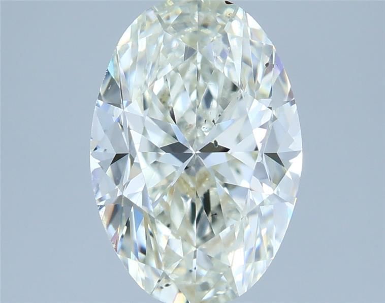 Oval Fancy Light Yellow Green Natural Diamond 1.5ct SI1 loose diamond