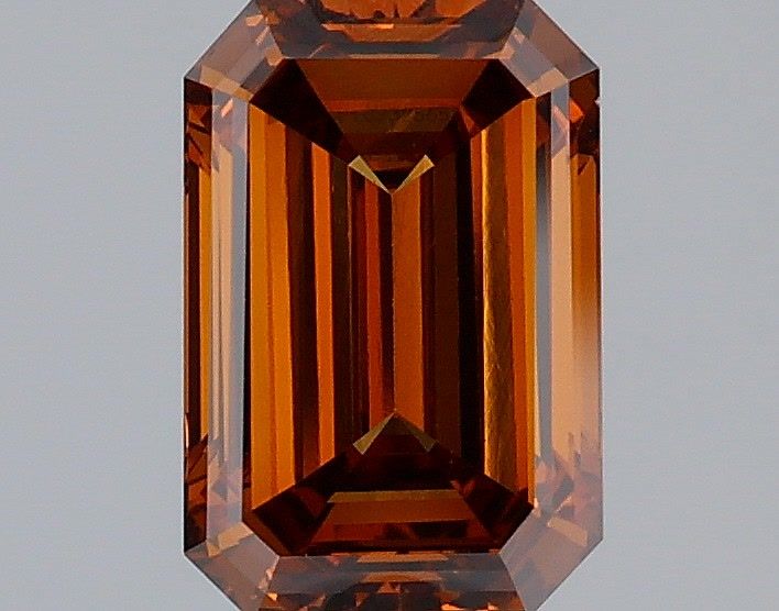 Emerald Fancy Vivid Brownish Orange Lab-grown Diamond 1.76ct VVS2 loose diamond