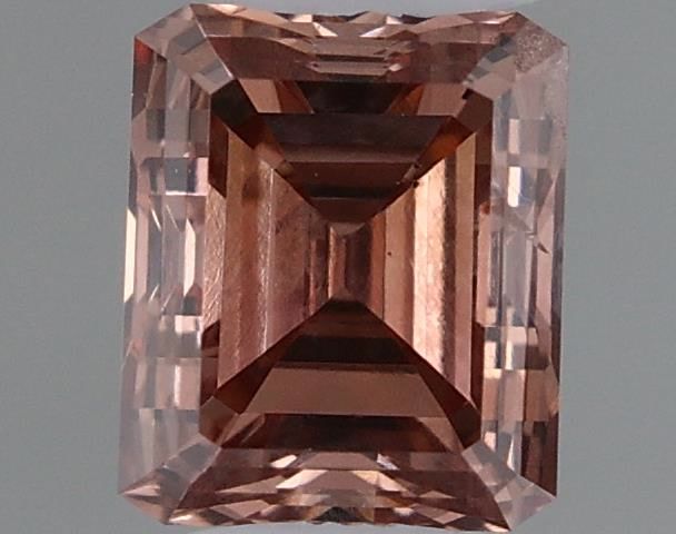 Emerald Fancy Brownish Orangey Pink Natural Diamond 0.32ct loose diamond
