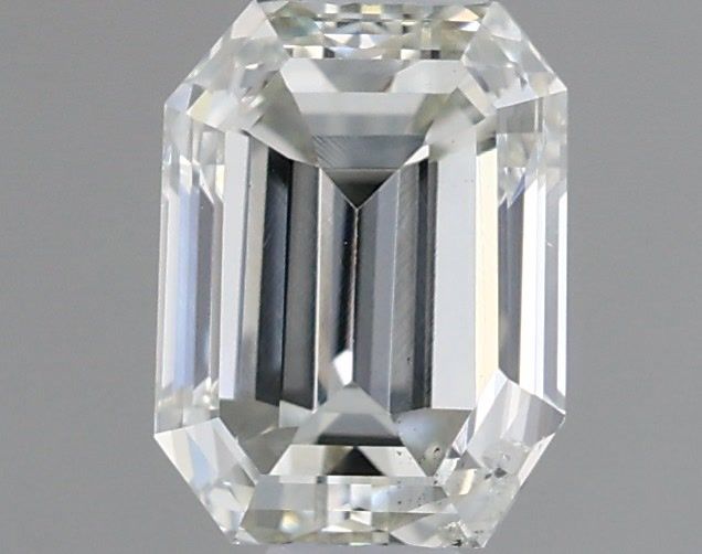 Emerald Very Light Green Yellow Natural Diamond 0.57ct loose diamond