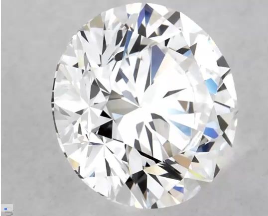 Round Natural Diamond 0.77ct D FL