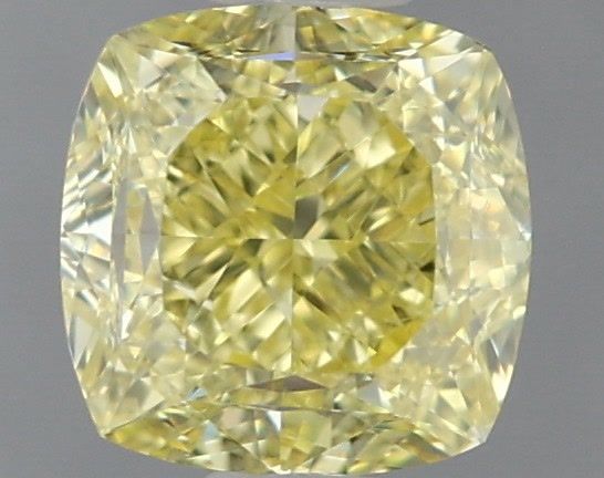 Cushion Fancy Yellow Natural Diamond 1.02ct VVS1 loose diamond