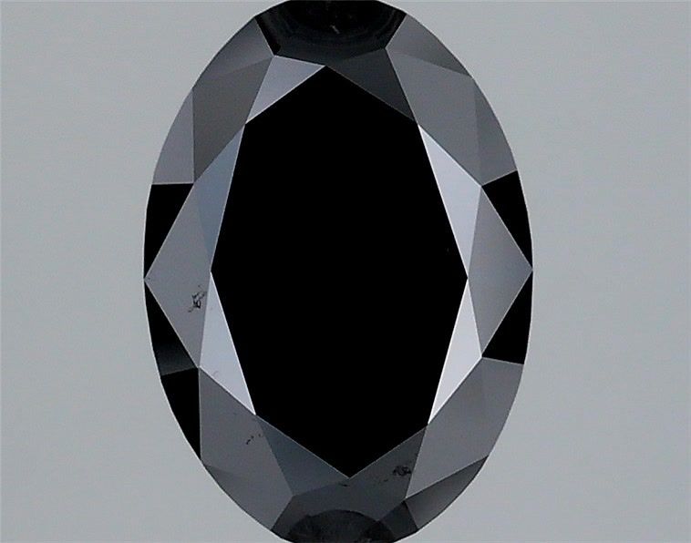 Oval Fancy Black Lab-grown Diamond 2.01ct loose diamond