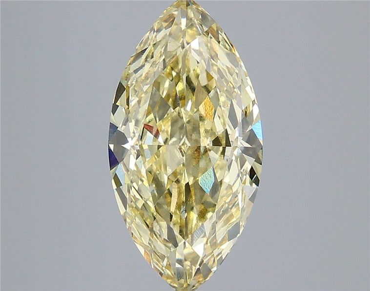 Marquise Fancy Intense Yellow Lab-grown Diamond 4.58ct VS2 loose diamond