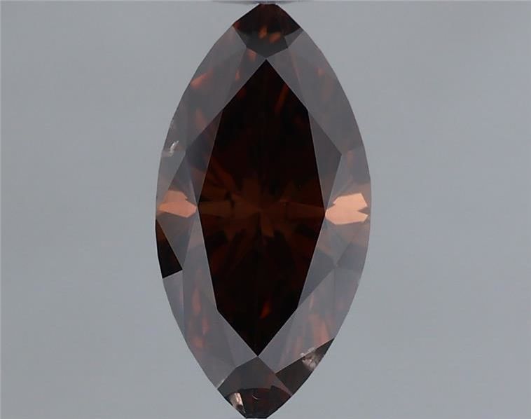 Marquise Fancy Dark Brown Natural Diamond 0.56ct loose diamond