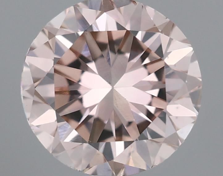 Round Fancy Brown Pink Natural Diamond 0.47ct VS2 loose diamond