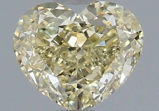 Heart Fancy Light Yellow Lab-grown Diamond 1.07ct VVS2 loose diamond