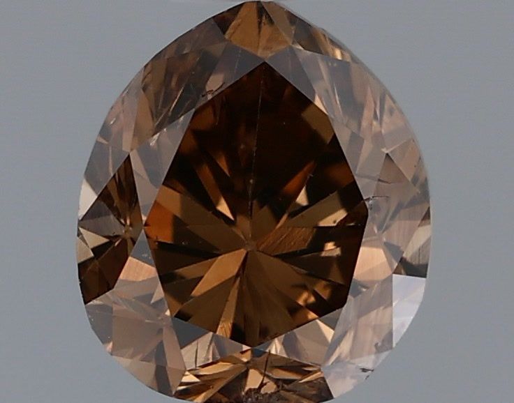 Pear Fancy Dark Yellowish Brown Natural Diamond 1.08ct loose diamond