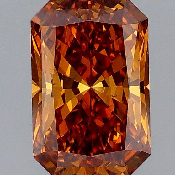 Radiant Fancy Deep Orange Lab-grown Diamond 1.49ct VS2 loose diamond