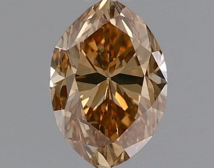 Marquise Fancy Brown Orange Natural Diamond 0.71ct loose diamond