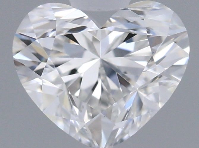 Heart Natural Diamond 0.51ct F VVS2