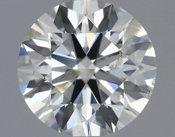 Round Faint Green Natural Diamond 0.9ct I2 loose diamond