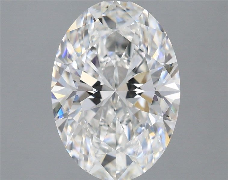 Oval Lab-Grown Diamond 2.52ct F VVS1