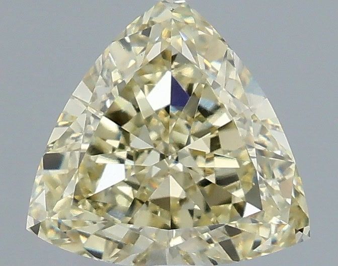 Triangular Fancy Yellow Lab-grown Diamond 1.1ct VVS2 loose diamond
