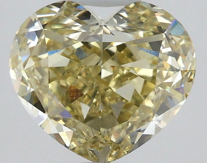 Heart Fancy Yellow Lab-grown Diamond 2.36ct VS1 loose diamond