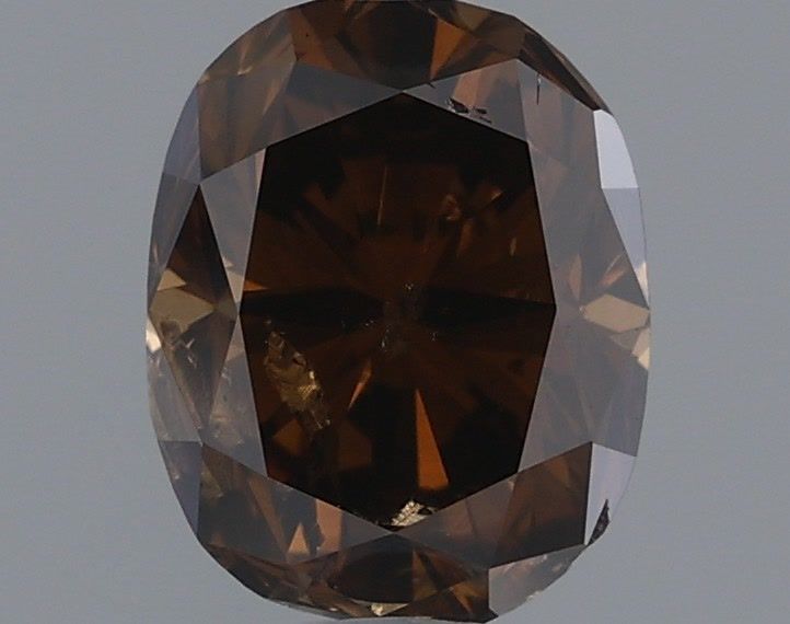 Cushion Fancy Dark Brown Natural Diamond 1.01ct loose diamond