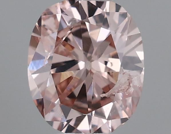Cushion Fancy Brownish Orangey Pink Natural Diamond 0.32ct loose diamond