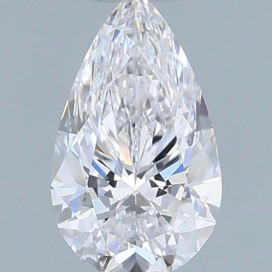 Pear Natural Diamond 0.33ct D VS2