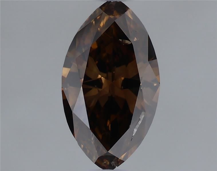 Marquise Fancy Dark Brown Natural Diamond 0.63ct loose diamond