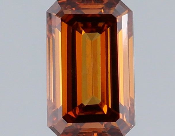 Emerald Fancy Brown Lab-grown Diamond 1ct VS1 loose diamond