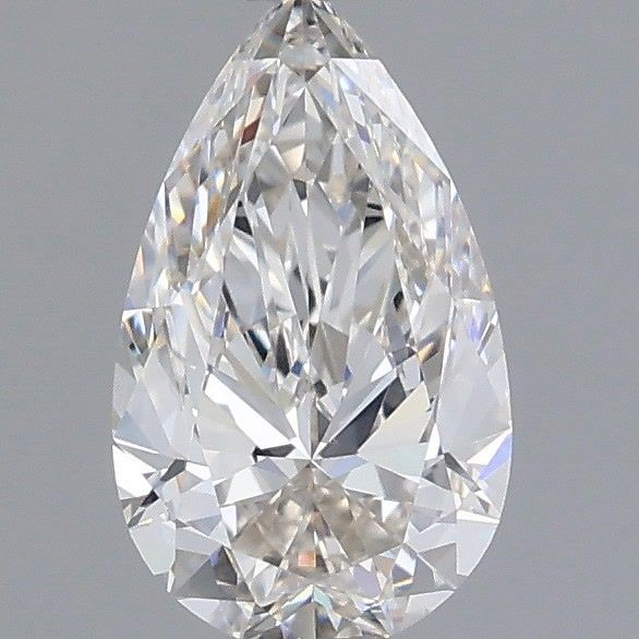 Pear Natural Diamond 1.05ct H IF
