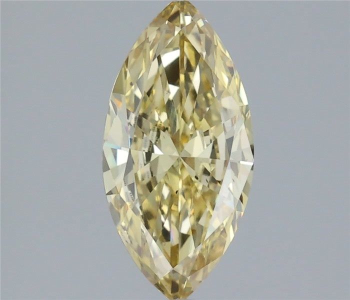 Marquise Fancy Intense Yellow Lab-grown Diamond 1.24ct VS2 loose diamond