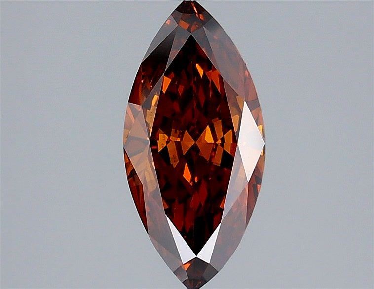 Marquise Fancy Deep Orange Lab-grown Diamond 1.3ct VVS2 loose diamond