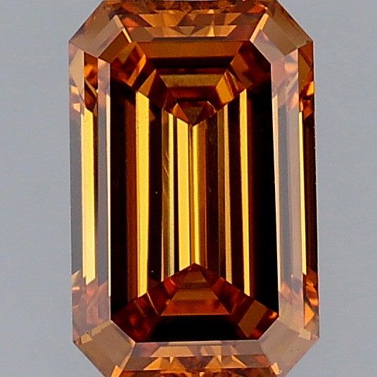 Emerald Fancy Brown Lab-grown Diamond 1.45ct VS1 loose diamond