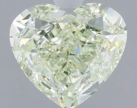 Heart Yellow Green Natural Diamond 1ct SI1 loose diamond