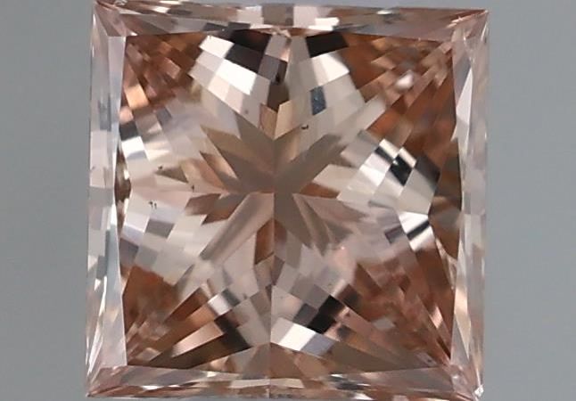 Princess Fancy Brown Pink Natural Diamond 0.29ct loose diamond