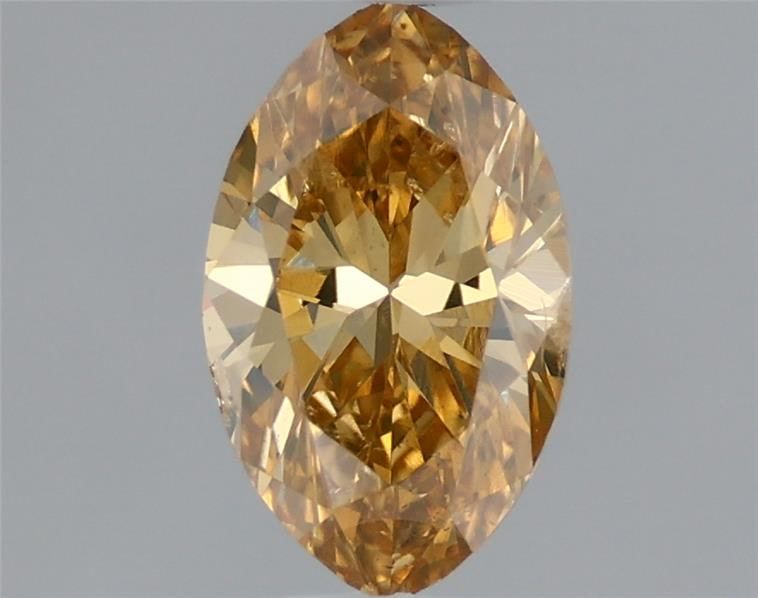Marquise Fancy Deep Yellow Orange Natural Diamond 0.43ct loose diamond