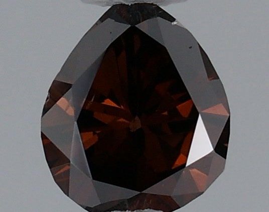 Pear Fancy Dark Brown Natural Diamond 0.27ct loose diamond