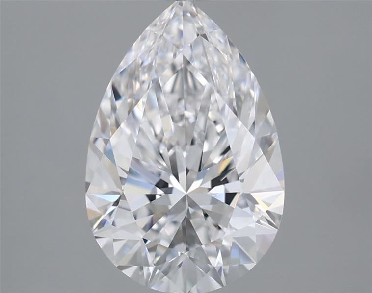 Pear Lab-Grown Diamond 2.58ct D IF