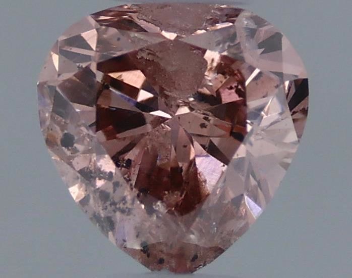 Pear Fancy Brownish Pink Natural Diamond 0.28ct loose diamond