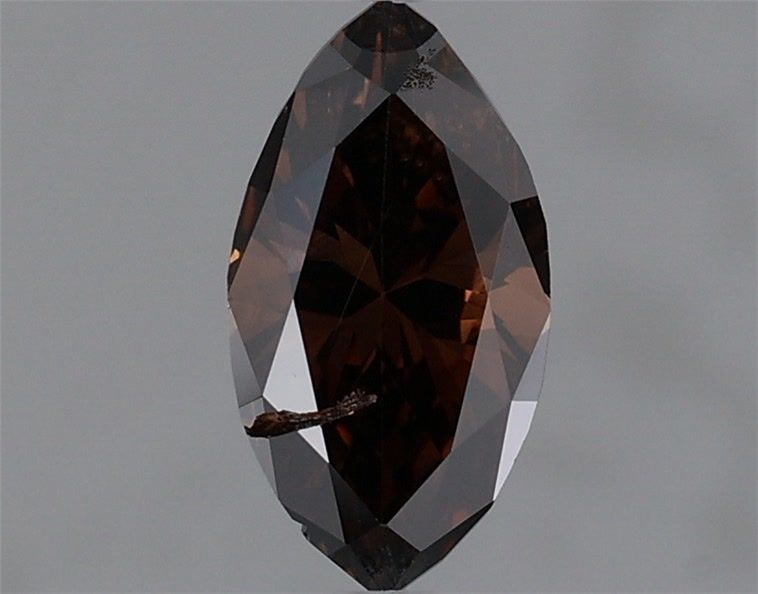 Marquise Fancy Dark Brown Natural Diamond 0.83ct loose diamond