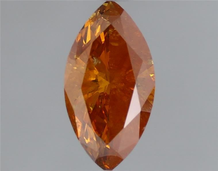 Marquise Fancy Deep Yellowish Orange Natural Diamond 0.44ct loose diamond